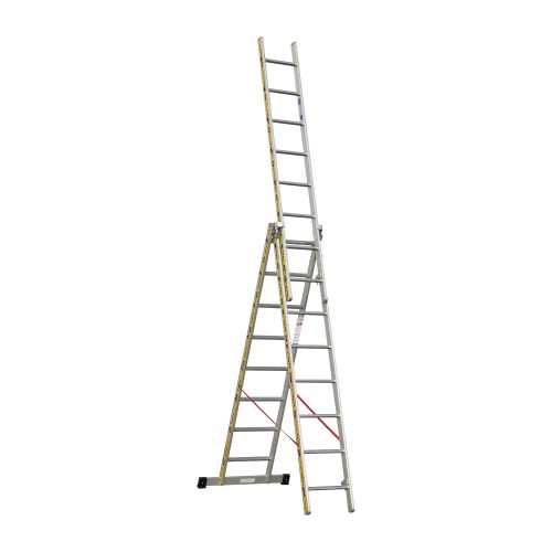 Euro-Light Mehrzweckleiter 3-tlg. Mod. 207 - Sprossenzahl: 3 x 8