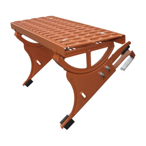 Universal Trittflächenset - Ausführung: ziegelrot beschichtet, Trittfläche: 800 x 250 mm