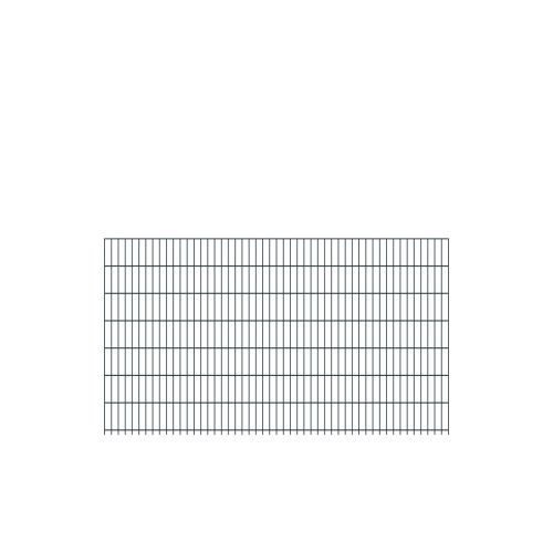 Doppelstabmattenzaun Goliath 8/6/8 mm - Ausführung: anthrazit beschichtet, Höhe: 143 cm, Länge: 251 cm