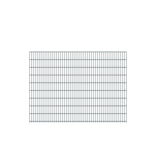 Doppelstabmattenzaun Goliath 8/6/8 mm - Ausführung: anthrazit beschichtet, Höhe: 183 cm, Länge: 251 cm