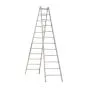 Alu-Sprossen Stehleiter Mod. 000 - Sprossenanzahl: 2 x 12, Länge: 3,46 m