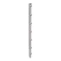 Zaunpfosten Mod. P - Ausführung: verzinkt, für Zaunhöhe: 43 cm, Länge: 45 cm, Befestigungspunkte: 3