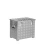 Alu Transportkiste Mod. F - Riffelblech - Außenmaß LxBxH: 621 x 420 x 541 mm, Rauminhalt: 120 l