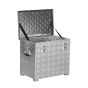 Alu Transportkiste Mod. F - Riffelblech - Außenmaß LxBxH: 621 x 420 x 541 mm, Rauminhalt: 120 l