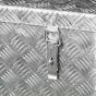 Alu Transportkiste Mod. F - Riffelblech - Außenmaß LxBxH: 621 x 420 x 541 mm, Rauminhalt: 120 l