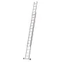 Euro-Profi Schiebeleiter 2-tlg. Mod. S302 - Sprossenanzahl: 2 x 15, Länge max.: ca. 7,75 m
