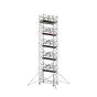 Alu Fahrgerüst Mod. E neue Norm SAFE - Breite: 1,30 m - Gerüstl.: 3,05 m, Arbeitsh.: 12,30 m