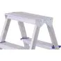 Stehleiter Aluleiter  Mod. KDSS - Stufenanzahl: 2 x 4, Höhe der obersten Stufen: 0,86 m