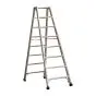 Alu-Stufen Stehleiter Mod. S30577 - Stufenanzahl: 2 x 8, Länge: 2,00 m
