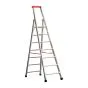 Euro-Profi Alu Stufenstehleiter Mod. S32577 - Stufenanzahl: 7, Länge: 2,40 m
