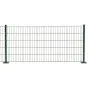 Doppelstabmattenzaun David 6/5/6 mm - Ausführung: grün beschichtet, Höhe: 83 cm, Länge: 251 cm