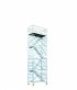 Alu Fahrgerüst Mod. F (Treppenturm) - Breite: 1,30 m, Länge: 2,50 m - Arbeitshöhe: 10,30 m