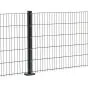 Doppelstabmattenzaun Goliath 8/6/8 mm - Ausführung: anthrazit beschichtet, Höhe: 223 cm, Länge: 251 cm