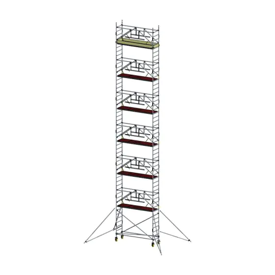 - Gerüstl.: 3,05 m , Arbeitsh.: 14,30m , Gerüsth.: 13,30m , Standh.: 12,30m