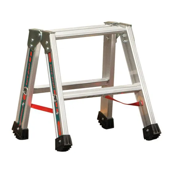 Alu-Stufen Stehleiter Mod. S30577 - Stufenanzahl: 2 x 2, Länge: 0,50 m