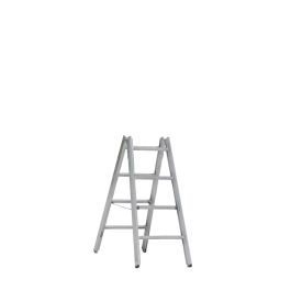 Alu-Sprossen Stehleiter Mod. 000 - Sprossenanzahl: 2 x 4, Länge: 1,22 m
