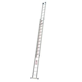 Goldpunkt Seilzugleiter Mod. 700 - Sprossenanzahl: 2 x 18, Arbeitshöhe max: ca. 9,84 m