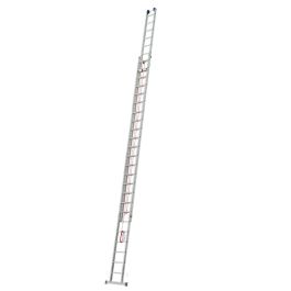 Goldpunkt Seilzugleiter Mod. 700 - Sprossenanzahl: 2 x 24, Arbeitshöhe max: ca. 13,09 m
