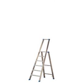 Alu-Stufen Stehleiter Mod. PL - Stufenanzahl: 6, Gesamthöhe mit Bügel: 1,93 m