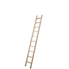 Holzleiter Stufenanlegeleiter - Stufenanzahl: 10, Länge: ca. 2,51 m