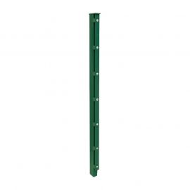 Zaunpfosten Mod. A - Ausführung: grün beschichtet, für Zaunhöhe: 43 cm, Länge: 45 cm, Befestigungspunkte: 3