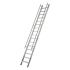 Alu Profi Stufenanlegeleiter Mod. 220 mit 2 Handläufen  - Stufenanzahl: 17, Leiternlänge (L): 4,14 m