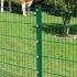 Zaunpfosten Mod. P - Ausführung: grün beschichtet, für Zaunhöhe: 183 cm, Länge: 240 cm, Befestigungspunkte: 10