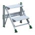 Profiklapptritt EasyStep - Stufenanzahl: 2, Plattformhöhe: 52 cm